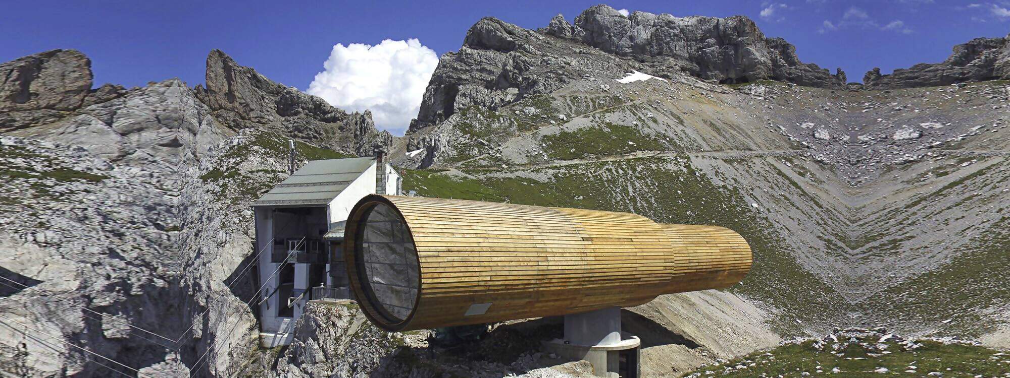 Riesenfernrohr Karwendel 