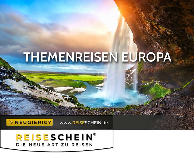 Geschenkgutschein nach Thema für eine Reise in Europa verschenken - auf REISESCHEIN.de